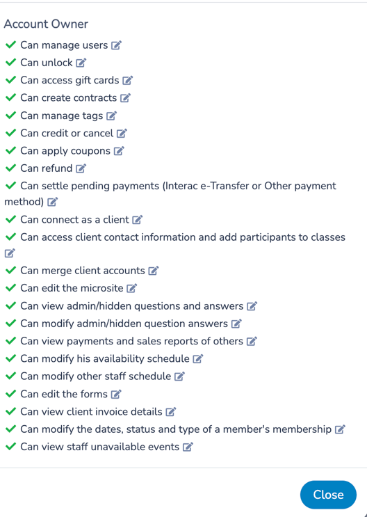 AM Granular Permissions
