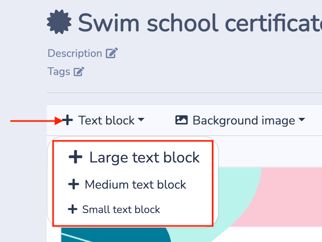 Add Text to Certificate