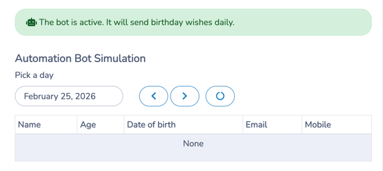 BIrthday Wish Configured