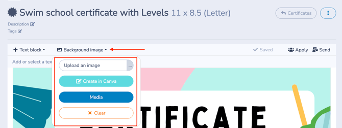 Background Image Setup