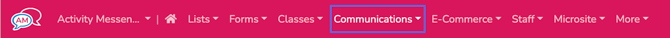 Communications Header