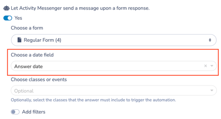 Form Response Automation - Date field