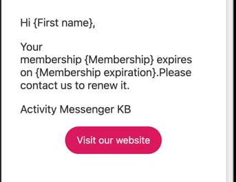 Membership Renewal Default