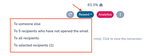 Send Out Resend