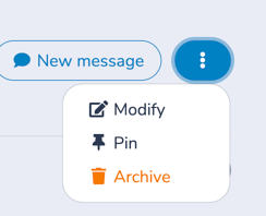 Upload List Actions Menu